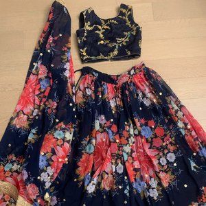 Floral Indian Lehenga